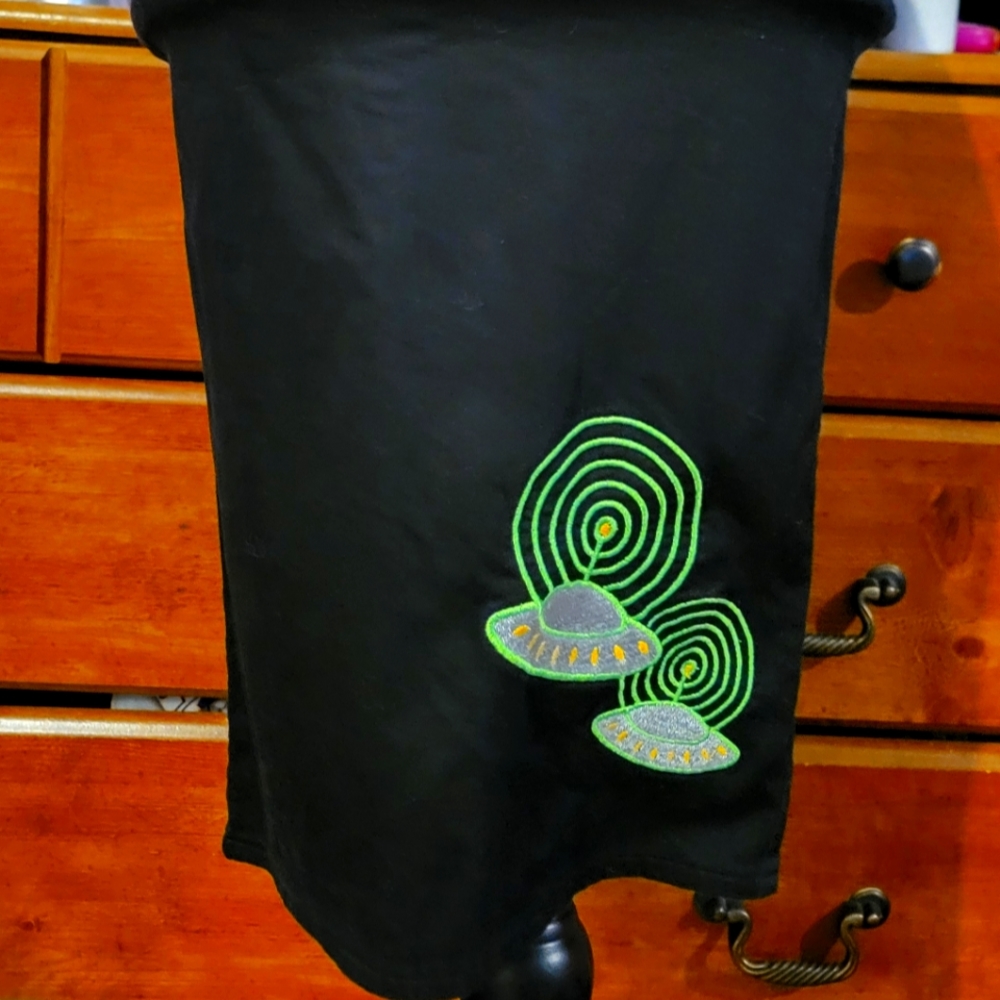 Vintage UFO Pencil Skirt